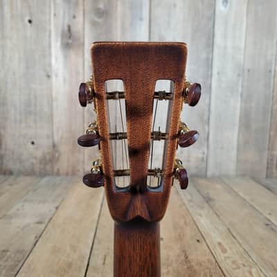 Preston Thompson Guitars Size 2 BA Brazilian Rosewood and Spruce Parlor Guitar with Calton Case - Natural image 6