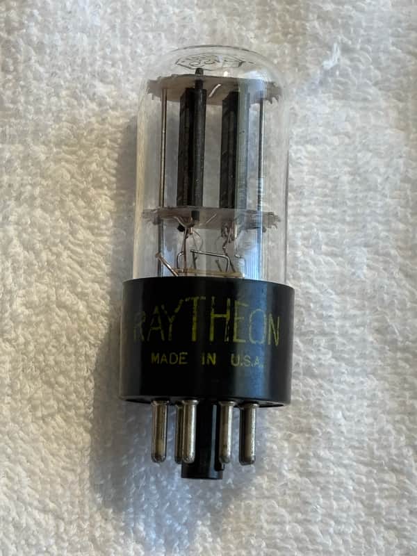 Raytheon 6SN7 Vacuum Tube Circa-1960s-Glass image 1