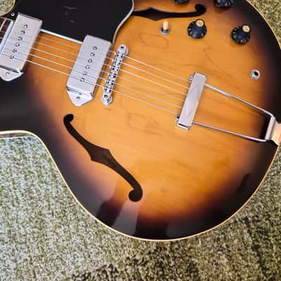 Gibson ES-330TD Long Neck 1968 - 1972 - Sunburst imagen 4