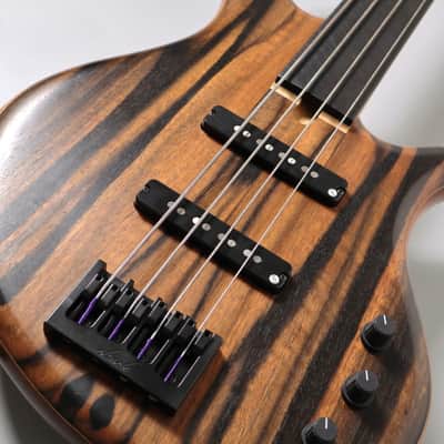 Elrick Gold Series E-volution 4st Fretless -Striped Ebony-【USED】【4.04kg】 image 5