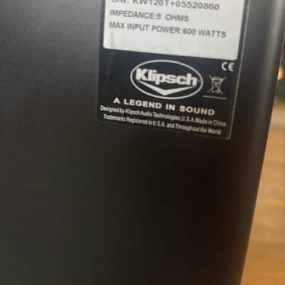 Klipsch KW-120-THX - THX Certified Passive Subwoofer image 9