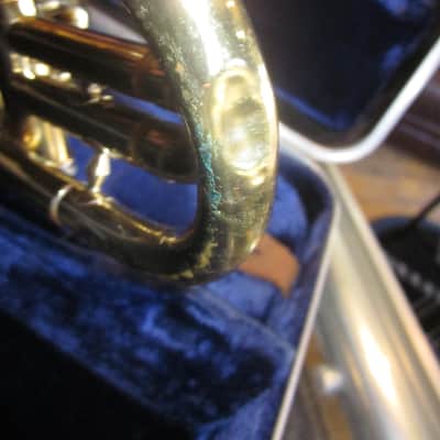 Vintage 1960 Conn Director Brass Bb Cornet with Vincent Bach 7C Mouthpiece & Constellation 7B-N Mouthpiece w/ Hard Case image 15