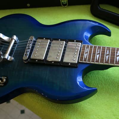 Gibson SG Deluxe 2013 - Cobalt Fade image 12