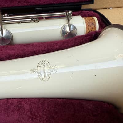 Buffet Crampon Paris klarinet clarinet B12 from the 90's White / Ivory Ultra Rare image 4