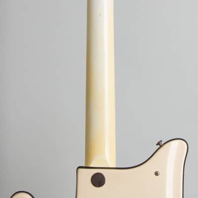 National Val-Pro 84 Solid Body Electric Guitar (1962), ser. #T-73971, black tolex hard shell case. image 9