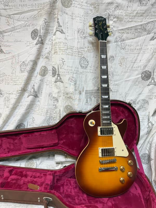 2024 Epiphone 59 Les Paul Standard Outfit Aged Dark Burst image 1