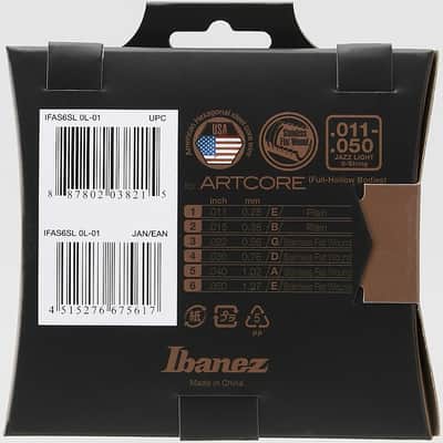 Ibanez IFAS6SL Flat Wound Artcore image 2