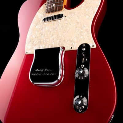 Pre-Owned 2000 Fender Muddy Waters Telecaster Candy Apple Red With OHSC image 6