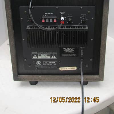 Optimus PRO SW-100P 120 Watt Powered Sub Woofer - Tested, clean Unique - Read Description image 8