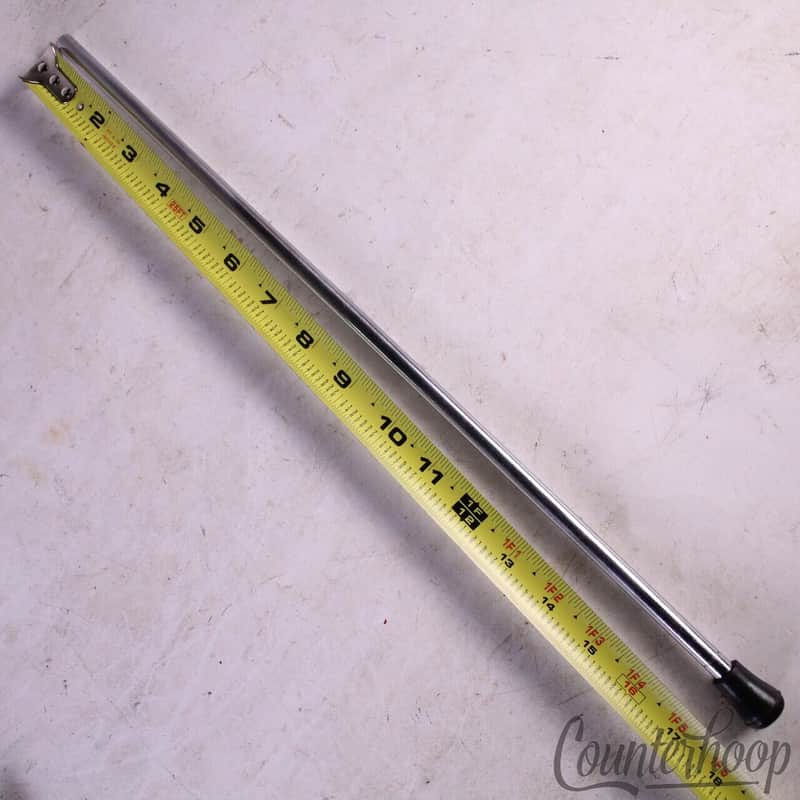 Leedy-Slingerland Straight Floor Tom Drum Leg 3/8"9.5mm 17"Vintage50s USA Chrome image 1