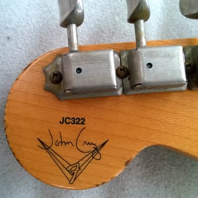 Fender Stratocaster Relic 62 John Cruz Masterbuilt Limited Edition Sonic Blue image 12