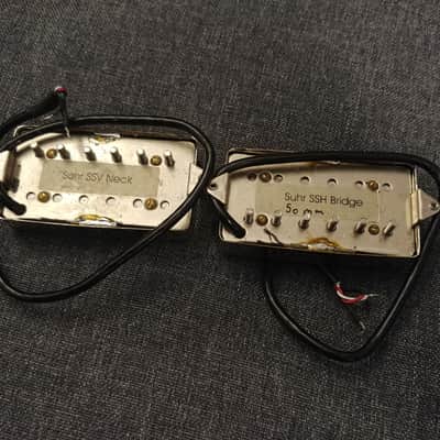 Suhr SSV Neck /  SSH Bridge pickup set - 50mm bridge 2014 Nickel image 2