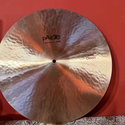 Paiste Formula 602 thin crash 18” cymbal VIDEO REVIEW image 1