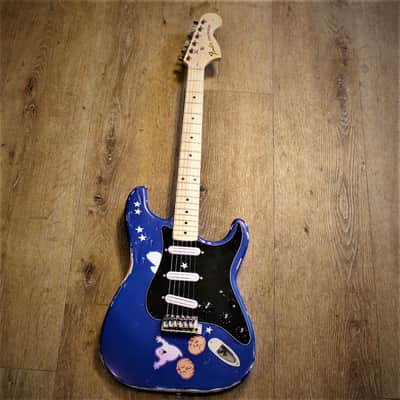 Custom-built, hand-painted, Billy Corgan (Smashing Pumpkins) “Ghost” guitar image 1