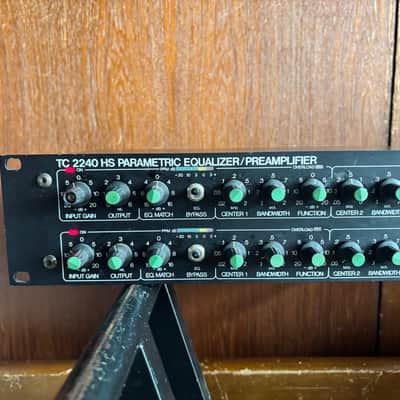 t.c.electronic TC2240 HS PARAMETRIC EQUALIZER/PREAMPLIFIER 2U RACK MOUNT image 3