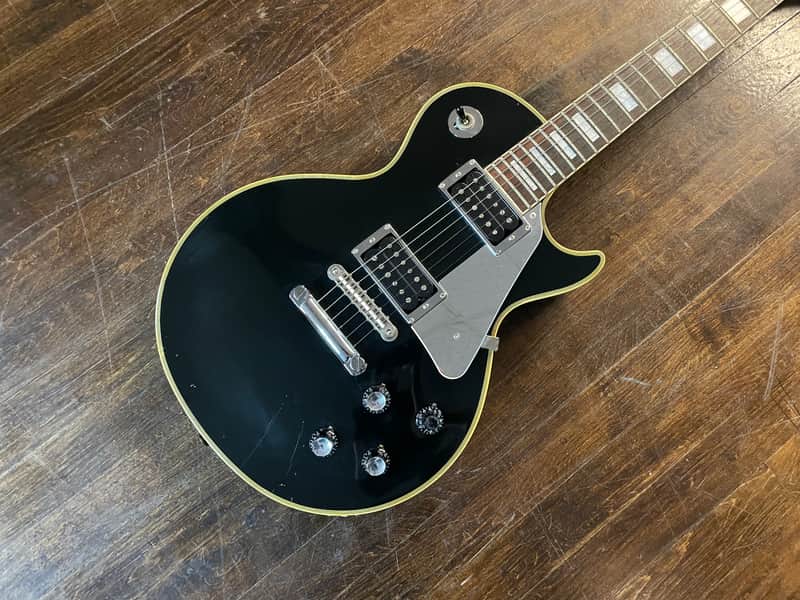 1990s Burny John Sykes Les Paul Custom Electric Guitar MIJ image 1