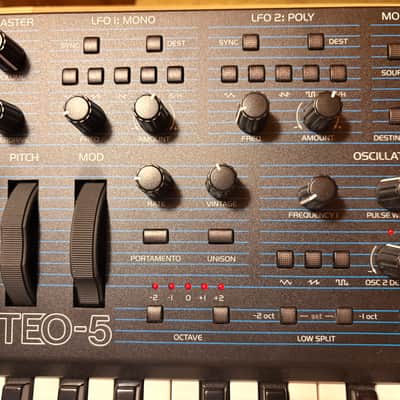 Oberheim TEO-5 44-Key 5-Voice Synthesizer 2024 - Present - Black image 4