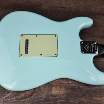MyDream Partcaster Custom Built - Sonic Blue Wenge SRV image 9