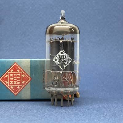 Telefunken ECC83 ◇ 12AX7 • 100% BALANCED mA & Gm • Strong NOS • Sep 1953 "pd" • Ribbed Plates • Amplitrex AT-1000 Digitally Tested • Quite Very Low Noise • T-04 image 3