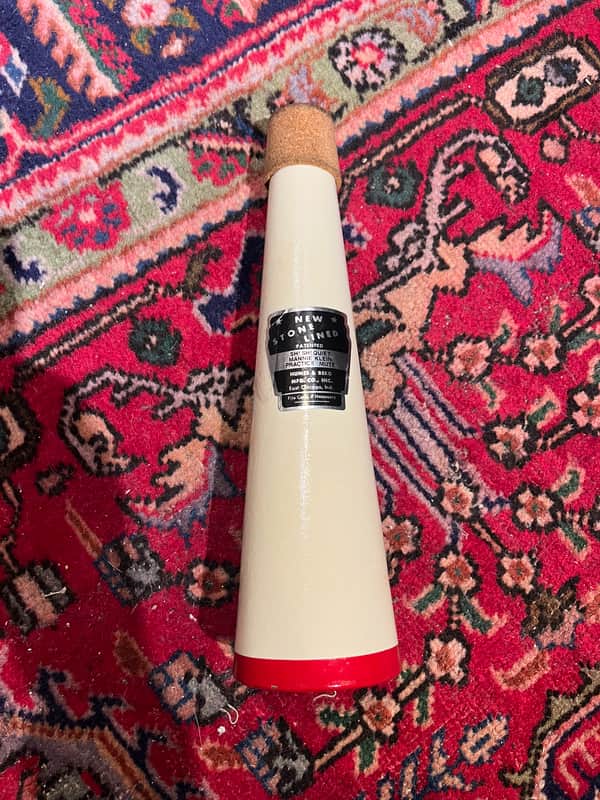 Vintage Humes & Berg "New Stone Lined" Flugelhorn Practice Mute – Mannie Klein – Made in USA image 1