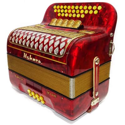 Almost Unused Hohner Norma III DeLuxe Diatonic Button Accordion Garmon German Harmonika 2135, Rare Squeezebox, Fantastic sound! image 5