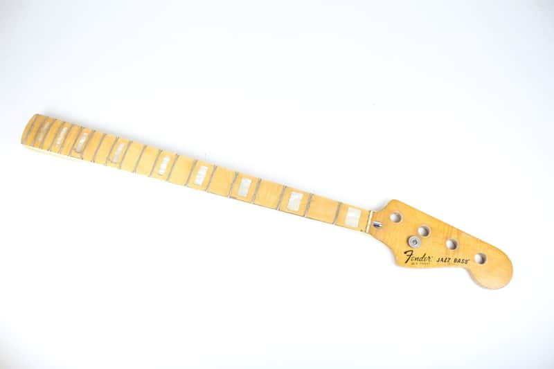 1978 Vintage Fender Jazz Bass Maple NECK Original 1970's 3-Bolt Guitar image 1
