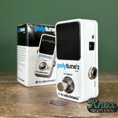 TC Electronic PolyTune 2 Mini Tuning Pedal 2010s - White image 1