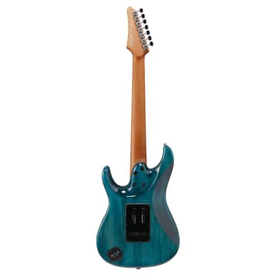 Ibanez AZ447P1QM AZ Premium 7-String Electric Guitar w/ Bag - Cosmic Blue image 8