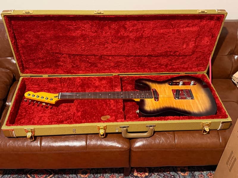 Handmade Telecaster 2001 - 50’s 2 tone sunburst image 1