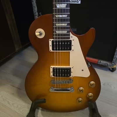 Gibson Les Paul '50s Tribute Vintage Satin Honey Iced Tea Burst image 5