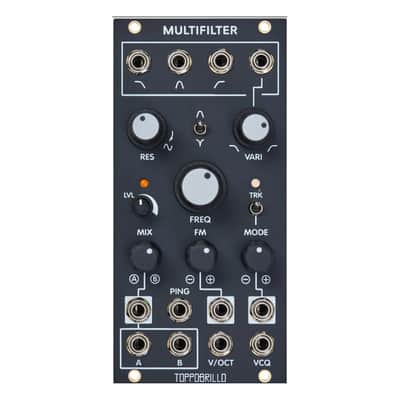 Toppobrillo Multifilter 2 Eurorack Filter Module (Black) image 2