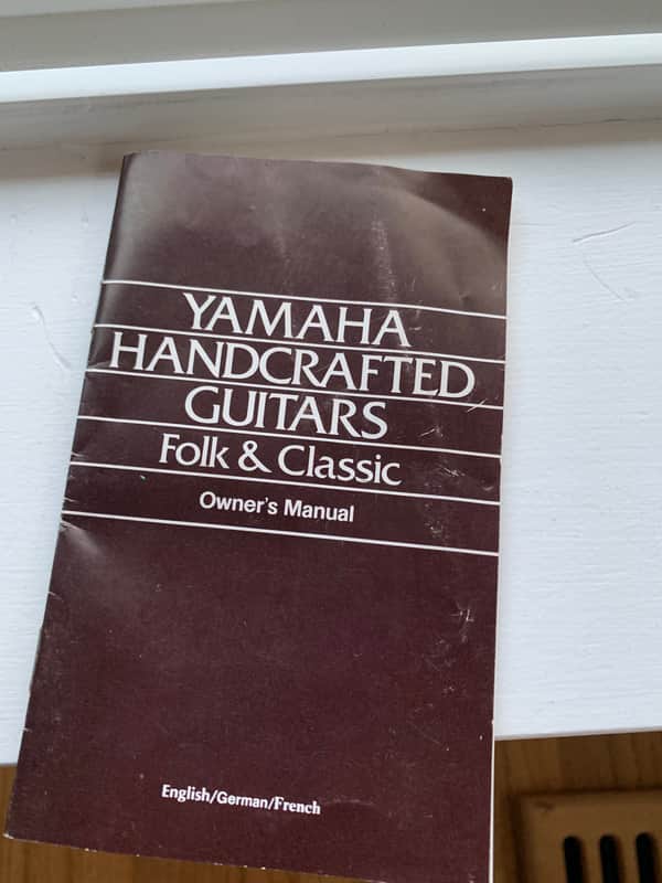 Yamaha Handcrafted Guitars booklet 1980’s image 1