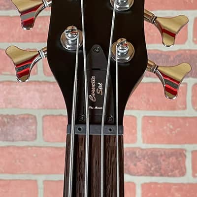 Warwick Pro Series Corvette Standard Electric Bass Guitar - Nirvana Black image 8