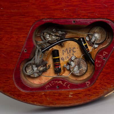 Gibson  Les Paul Standard Solid Body Electric Guitar (1959), ser. #9-1854, original brown hard shell case. image 14