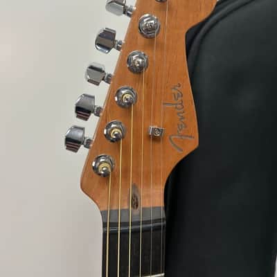 Fender Limited Edition American Acoustasonic Jazzmaster Acoustic Electric Guitar - Shell Pink image 3
