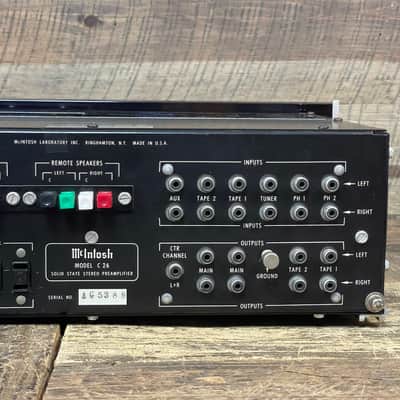 McIntosh C 26 Stereo Solid State Preamp image 18