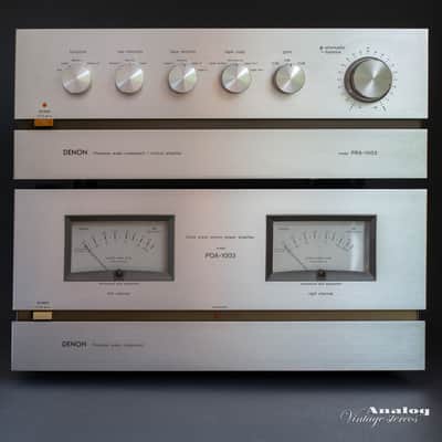 Denon  Power Amplifier PRA-1003+POA-1003 Set, Serviced, Working perfectly image 1
