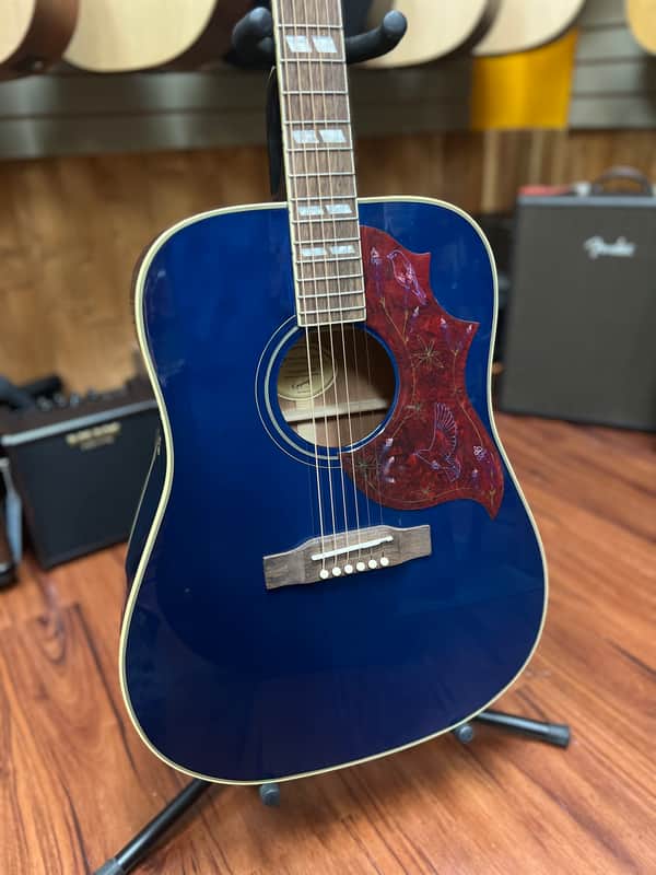 Epiphone Miranda Lambert Signature Bluebird Acoustic Electric Guitar- Bluebonnet w/Hard case. New! image 1