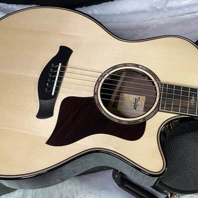 NEW! Taylor Next Generation Builder's Edition 814ce Adirondack Spruce/Honduran Rosewood - Natural - 4.8lbs - Prototype - Authorized Dealer - G07659 image 3