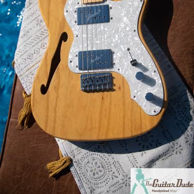 2003 Fender TN72-85 '72 Telecaster Thinline Reissue - 6 lbs 5 oz's!! - Natural - Crafted In Japan - Pro Set Up w Perfect Frets/Action/Intonation!! image 11