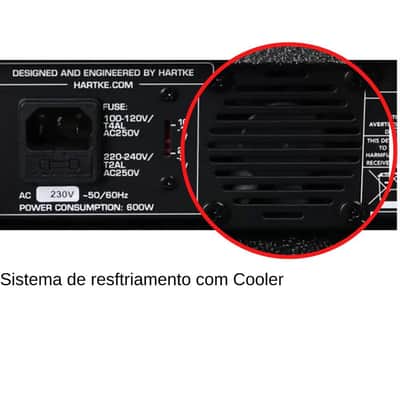 Hartke HMKB15 Kickback Bass Combo Amplifier, 1x15" image 6
