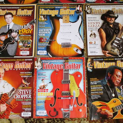 Vintage Guitar Magazines 12 issues 2024 complete image 4