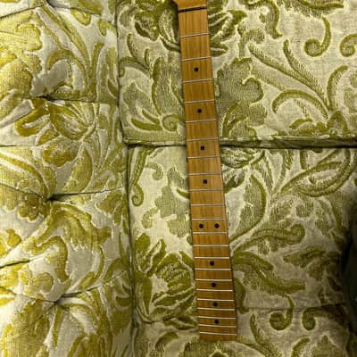 Warmoth Modern Roasted Maple Stratocaster Neck image 1