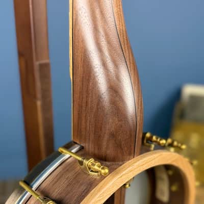 Pisgah Dobson 11" 5-String Banjo with Walnut Rim and Neck, Persimmon Fretboard image 9