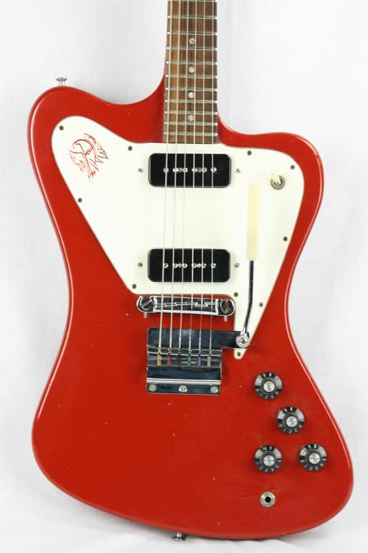1968 Gibson Firebird I Custom Color EMBER Red! Non Reverse, 2 P90's! image 1