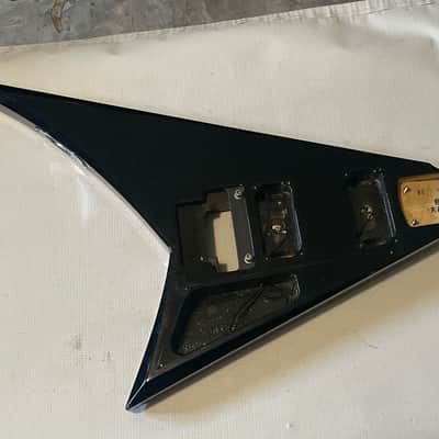 2004 MIJ Jackson RR3 RR Rhoads V Black Guitar Body Floyd Tremolo Ready