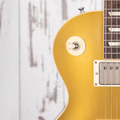 Gibson Murphy Lab '57 Historic R7 Les Paul Gold Top / Dark Back - Light Aging 2021 image 9