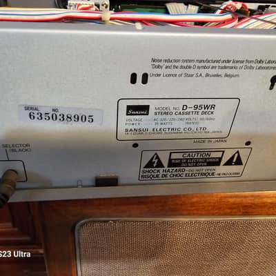 Sansui deck cassette D95wr image 6