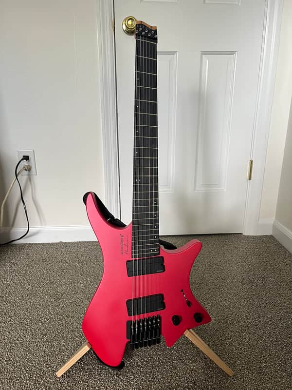 Strandberg Boden Metal NX 7 - Blood Red w/ Case, Strap and Stand image 1