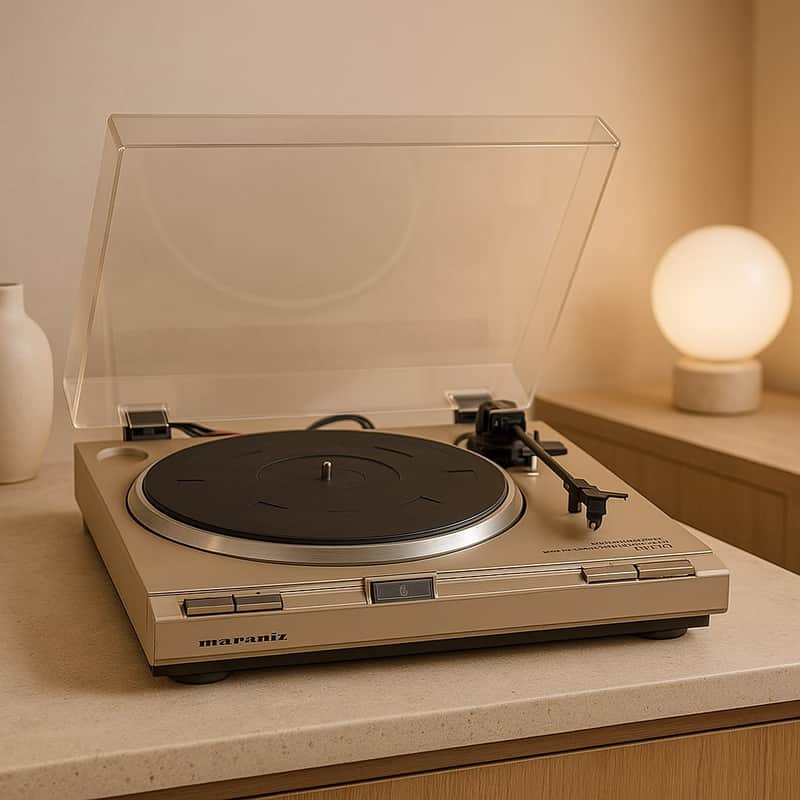 Marantz TT-221 Rare Vintage Turntable Warranty Direct Drive Auto Stop Hi-Fi